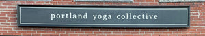 Hand-Painted Yoga Studio Sign, Portland Maine